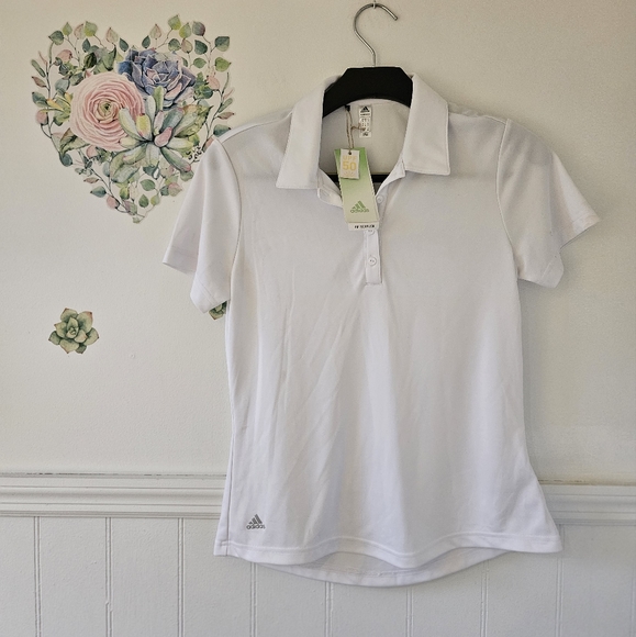 Adidas Primegreen UPF Sun Protection Golf Teniss Shirt Top Breathable Polo - Picture 2 of 6